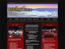 Tablet Screenshot of memoriesbeachclub.net